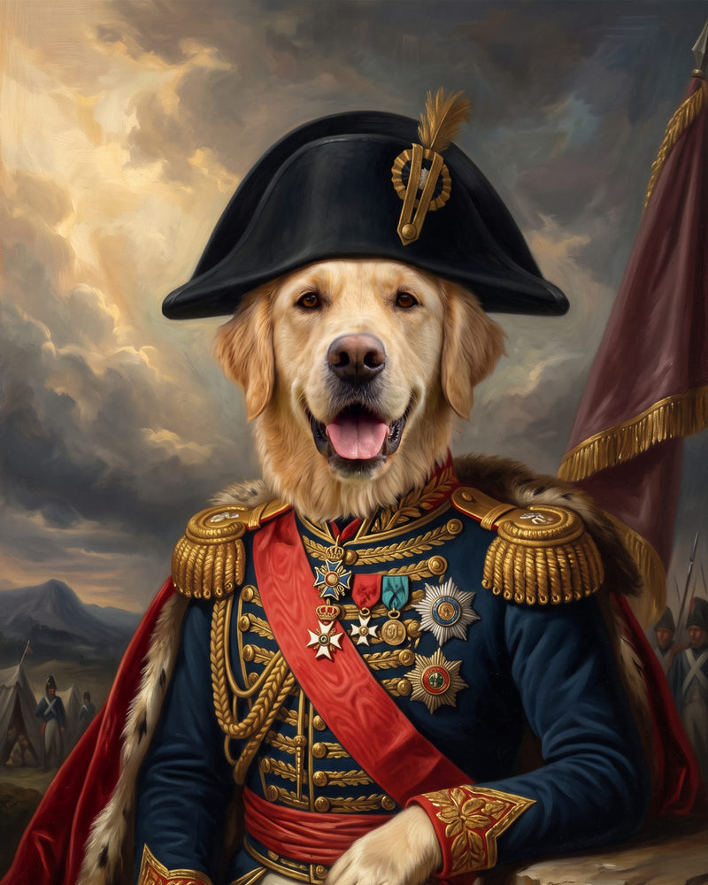 Dog (golden retriever), Military Commander